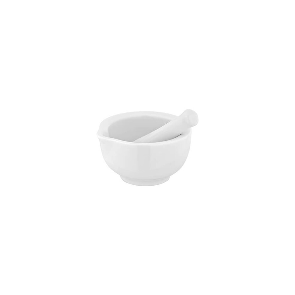 Judge Pestle and Mortar, 8cm, White, 8 cm