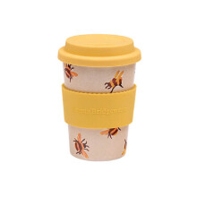Emma Bridgewater Bumble Bee Husk Reusable Coffee Takeaway Cup 86 (d) x 122mm 435ml
