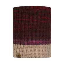 Buff Alina Rusty Maroon Knitted & Fleece Neckwarmer