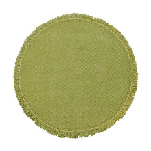 Walton & Co Circular Jute Placemat Olive