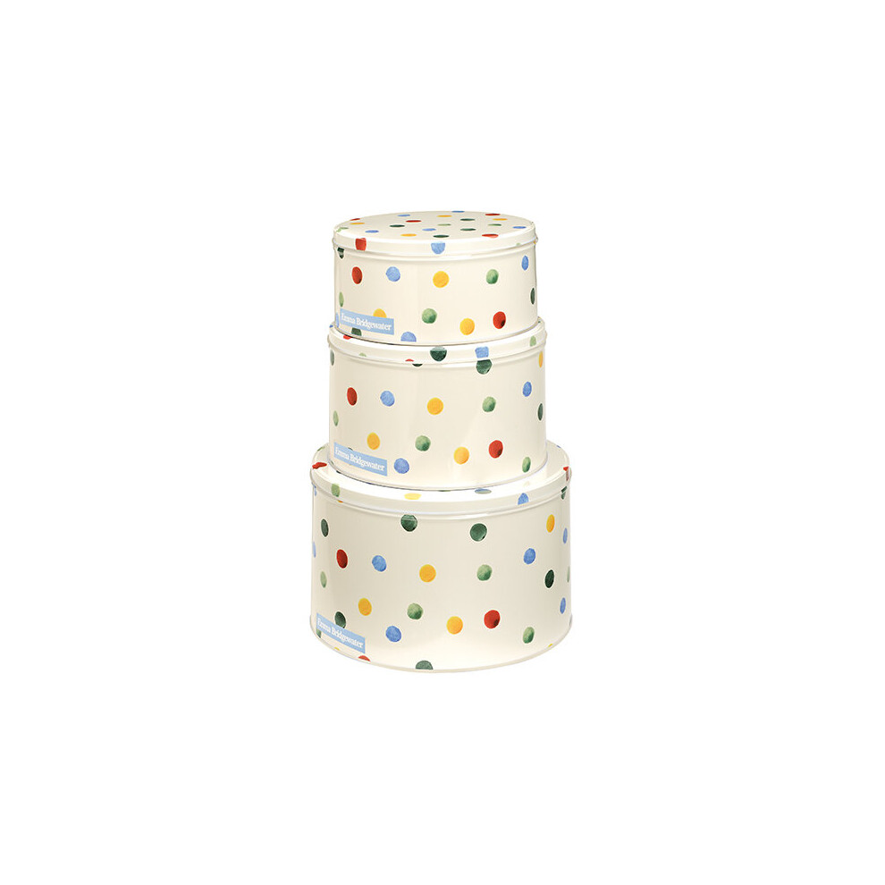 Emma Bridgewater Polka Dot Set of 3 Round Cake Tins