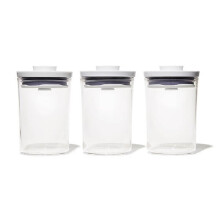 OXO Good Grips POP Round 3-Piece Mini Canister Set