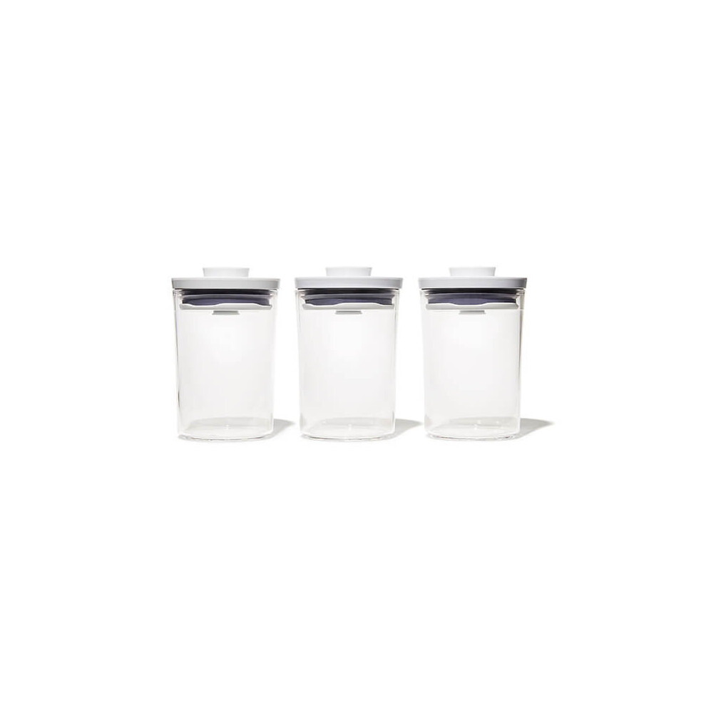 OXO Good Grips POP Round 3-Piece Mini Canister Set