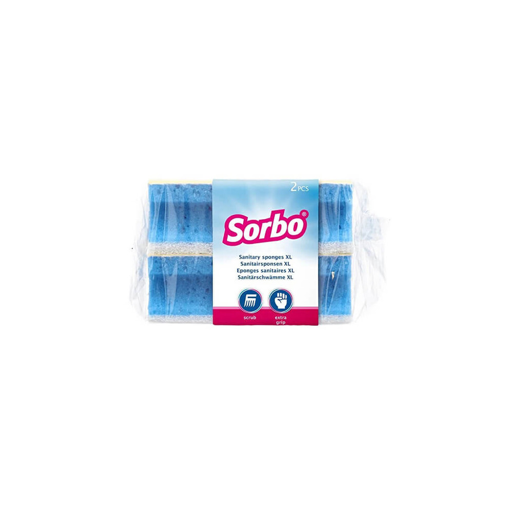 Sorbo Pack Of 2 Xl Lavatory Sponge