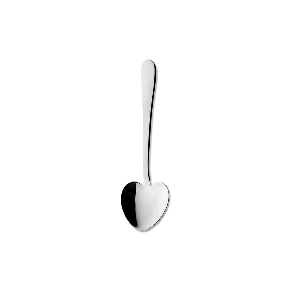 Windsor Carded 2HRDSWDR/C Heart Shaped Set, 2-Pack, Cereal/Dessert Spoons, Stainless Steel