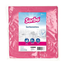 Sorbo Sorbonette Cleaning Cloths, Viscose, Multi-Colour, 3 x 20 x 20 cm