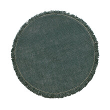 Walton & Co Circular Jute Placemat Slate