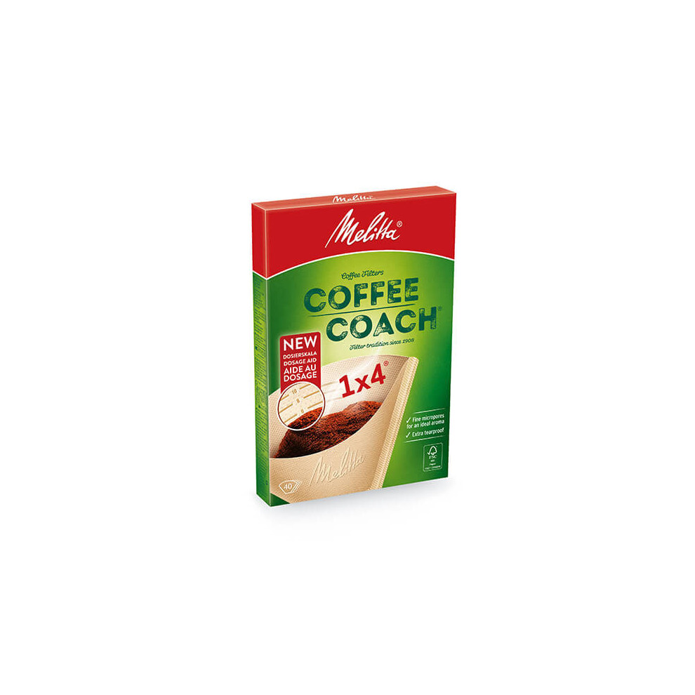 Melitta Coffee Coach Filters 1x4 Pack Of 40