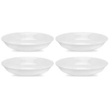 Portmeirion Home & Gifts Pasta Bowl Set of 4, White