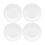 Royal Worcester Serendipity Platinum Set of 4 Side Plates 1
