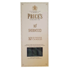 Prices 10" Sherwood Candle Evergreen Pack Of 10