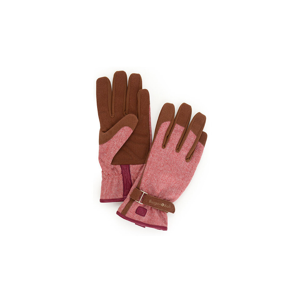 Burgon & Ball Love The Glove Red Tweed S/M