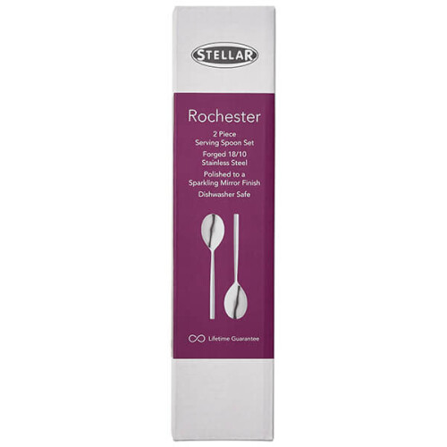 Stellar Rochester Polished - Set of 2 Serving Spoons 2