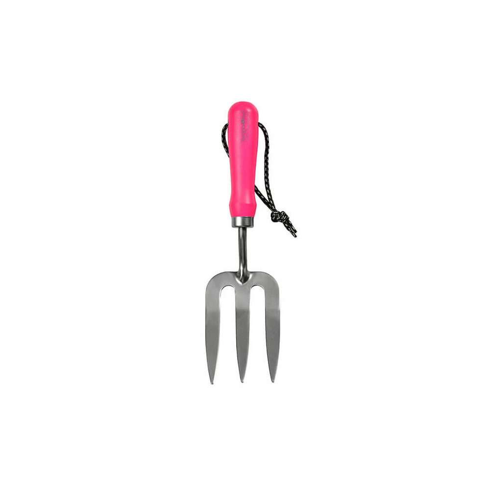 FloraBrite Pink Garden Hand Fork By Burgon & Ball