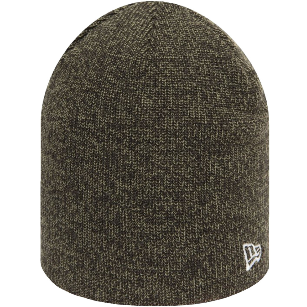 New Era Essential Knitted Winter Warm Beanie Skull Hat - Green Marl