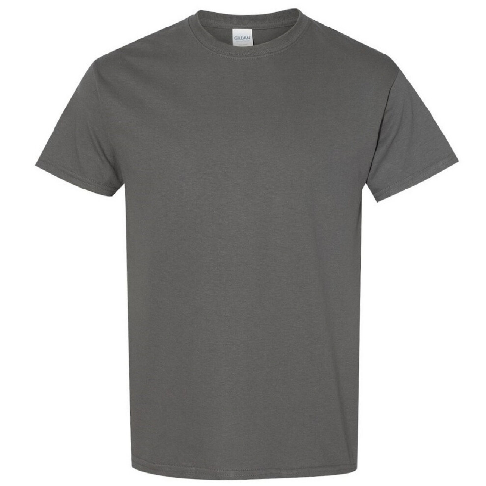 (3XL, Charcoal) Gildan Mens Heavy Cotton Short Sleeve T-Shirt