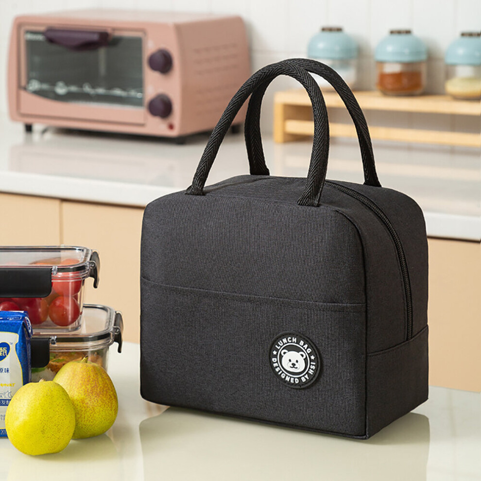 (F) Insulated Lunch Bag Thermal Lunch Tote Bags Leak-Proof Waterproof for Kids Boy Girls Men Women Picnic Work