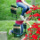 Portable Folding Garden Seat Tool Bag Green 5