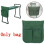 Portable Folding Garden Seat Tool Bag Green 1