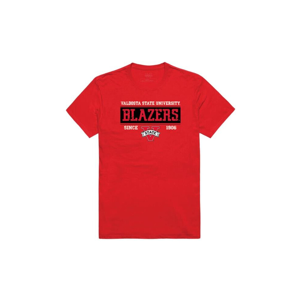 W Republic 507-398-R58-05 Valdosta State University Men Established T-Shirt, Red - 2XL-image-OPC-P8869PC-NEW