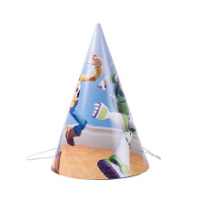 (6Pcs Paper Cap) Children's birthday party supplies Toy Story theme set