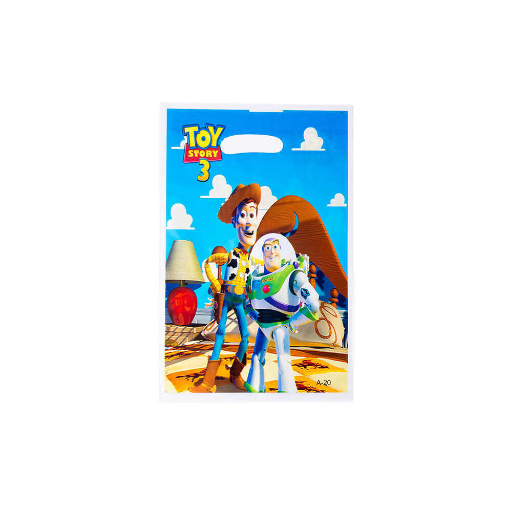 (6Pcs Gift Bag) Children's birthday party supplies Toy Story theme set