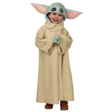(S) Disfraz completo de cosplay de Baby Yoda para niños de Star Wars