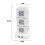 Tower Extension Lead 3M Multi Socket 4 USB Switched Surge Protected 3