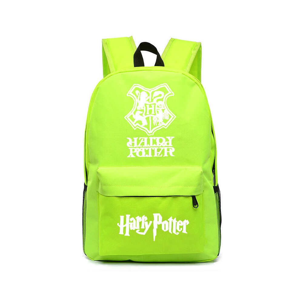 (green) Harry Potter Hogwarts Pure Color School Student Backpack School Bag Cosplay Gift