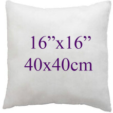 (16x16") Hollow fibre Square Cushion Pads Inner insert Pillow Stuffer Plum Cushion for Sofa Beds Chairs available in 12",14",16",18",20",22",24",26",28",30"