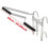 Universal Ladder Stand Off V-Shaped Down Pipe Ladder Accessory 2