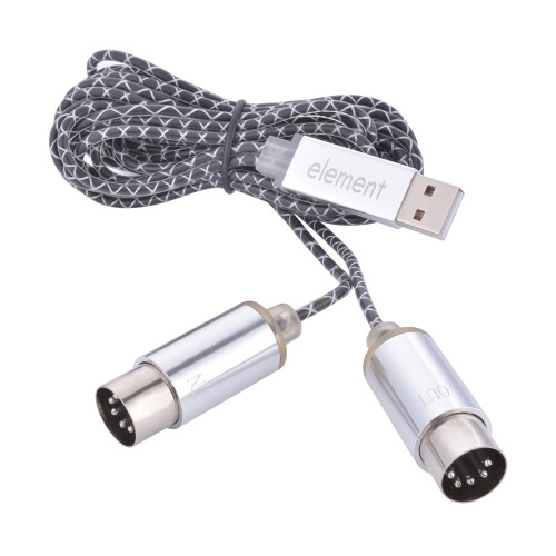 High Speed USB IN OUT MIDI Interface Cable Converter PC to Music Keyboard