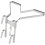 Universal Ladder Stand Off V-Shaped Down Pipe Ladder Accessory 1