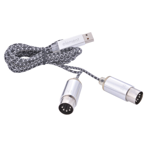 High Speed USB IN OUT MIDI Interface Cable Converter PC to Music Keyboard 1