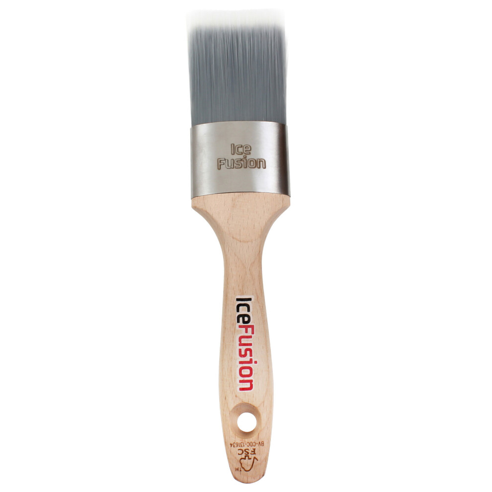 (Oval (2" / 50Mm)) Prodec Advance Ice Fusion Paint Brushes Oval Cutting In Woodworker 1", 1.5", 2" 5019200316373