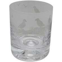 Animo Glass Puffin Engraved Whisky Tumbler Animal Etched Design 30cl