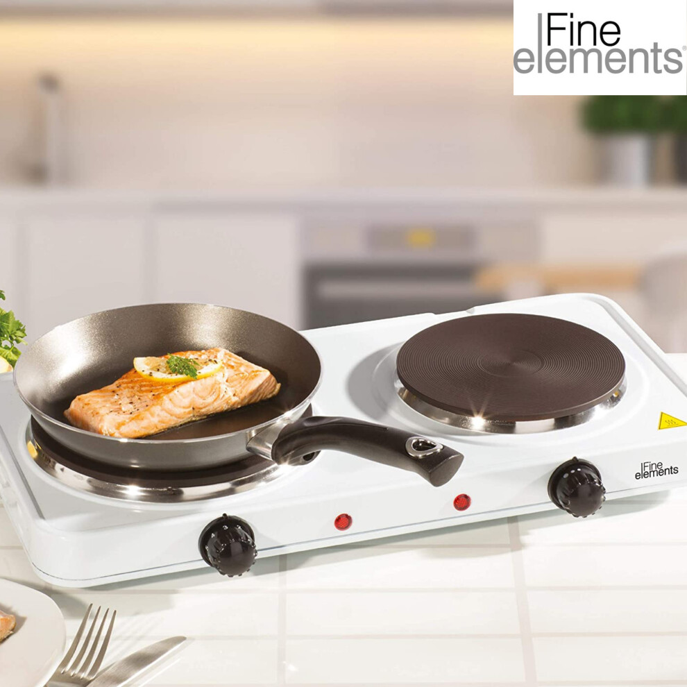 Prochef 2500W Double Hot Plate Portable Cooker Hob: Kitchens Travel Caravans Light