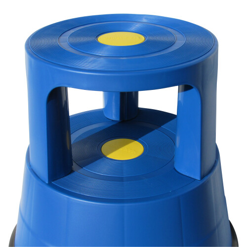 Kick Stool Step 150KG (Kickalong Rolling Safety Platform Blue) 2
