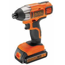 Black & Decker BDCIM18C1 18V Li-ion Impact Driver + 1.5Ah Battery & Charger