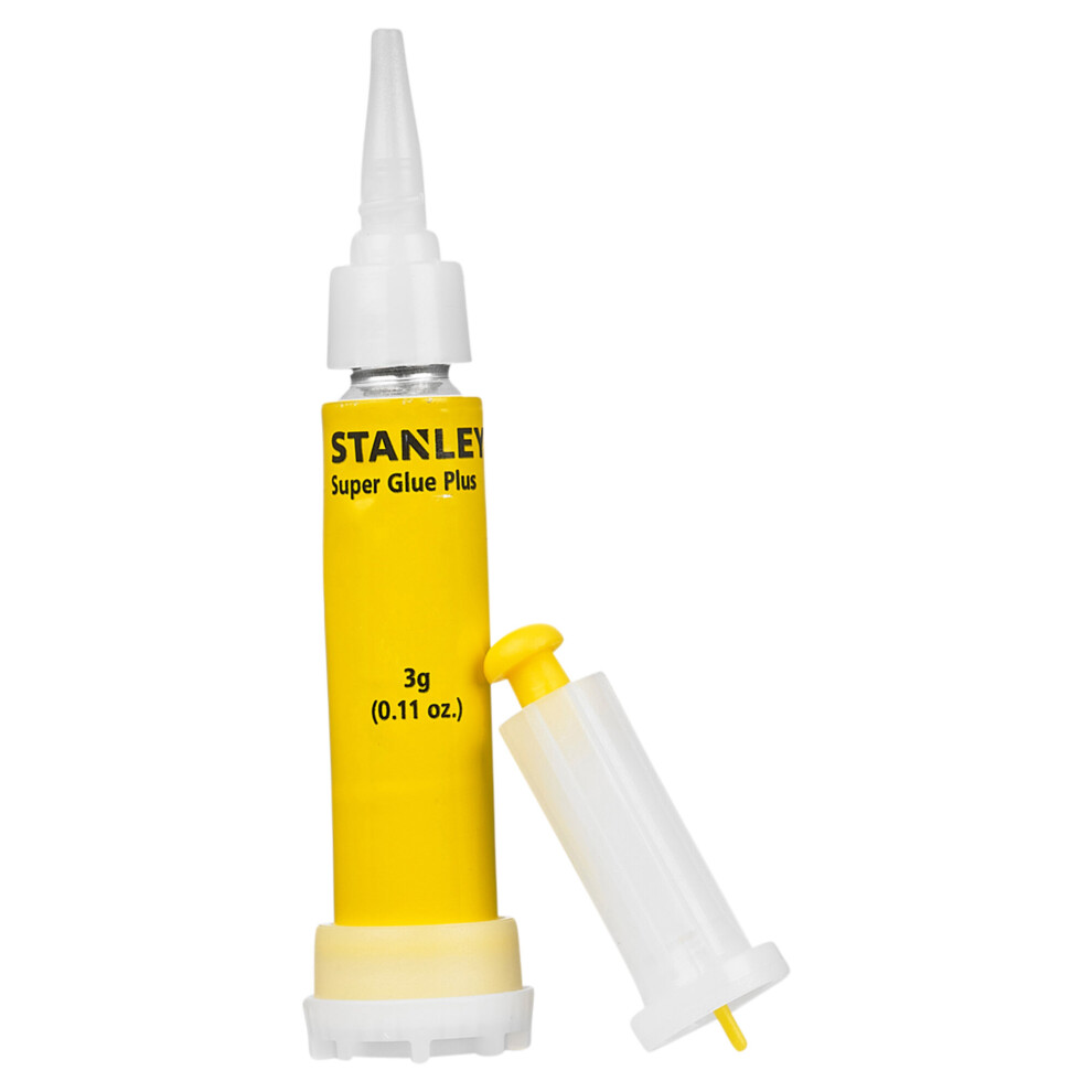 Stanley (Super Glue Plus, 1) Extra Strong Super Glue Adhesive Wood Metal