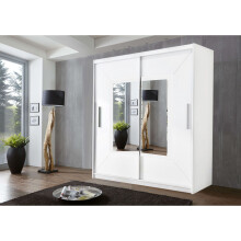 (180 cm, White) Venice Sliding Door Wardrobe In 3 Size 3 Color