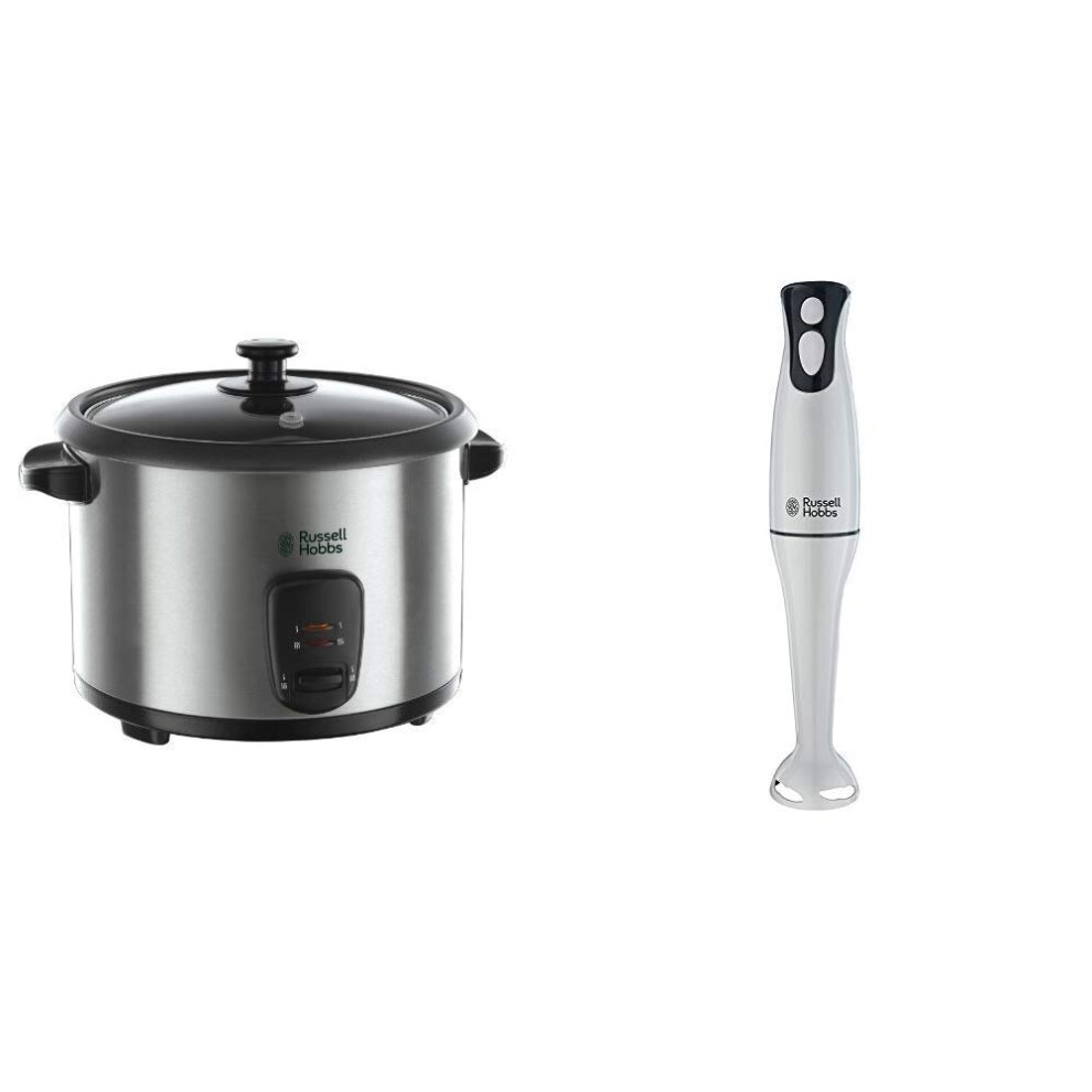 Rice Cooker and Steamer, 1.8 + Hand Blender 22241