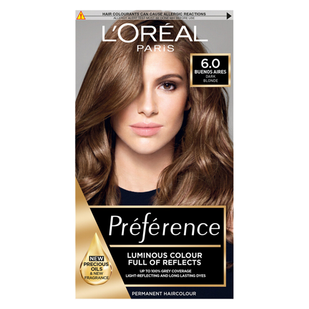 L'Oreal Preference 6 Buenos Aires Dark Blonde Permanent Hair Dye