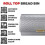 Tower EMPIRE Bronze GREY Roll Top Bread bin, towel Pole, Mug Tree and set 3 Canisters 7