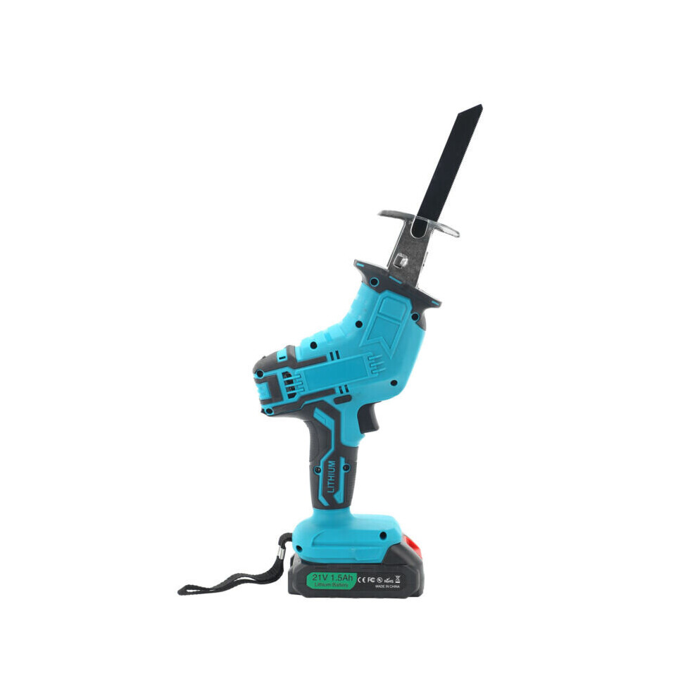 21V Cordless Reciprocating Saw Brushless motor Wood Metal Cutting 4 Blades w/ 2 Batteries