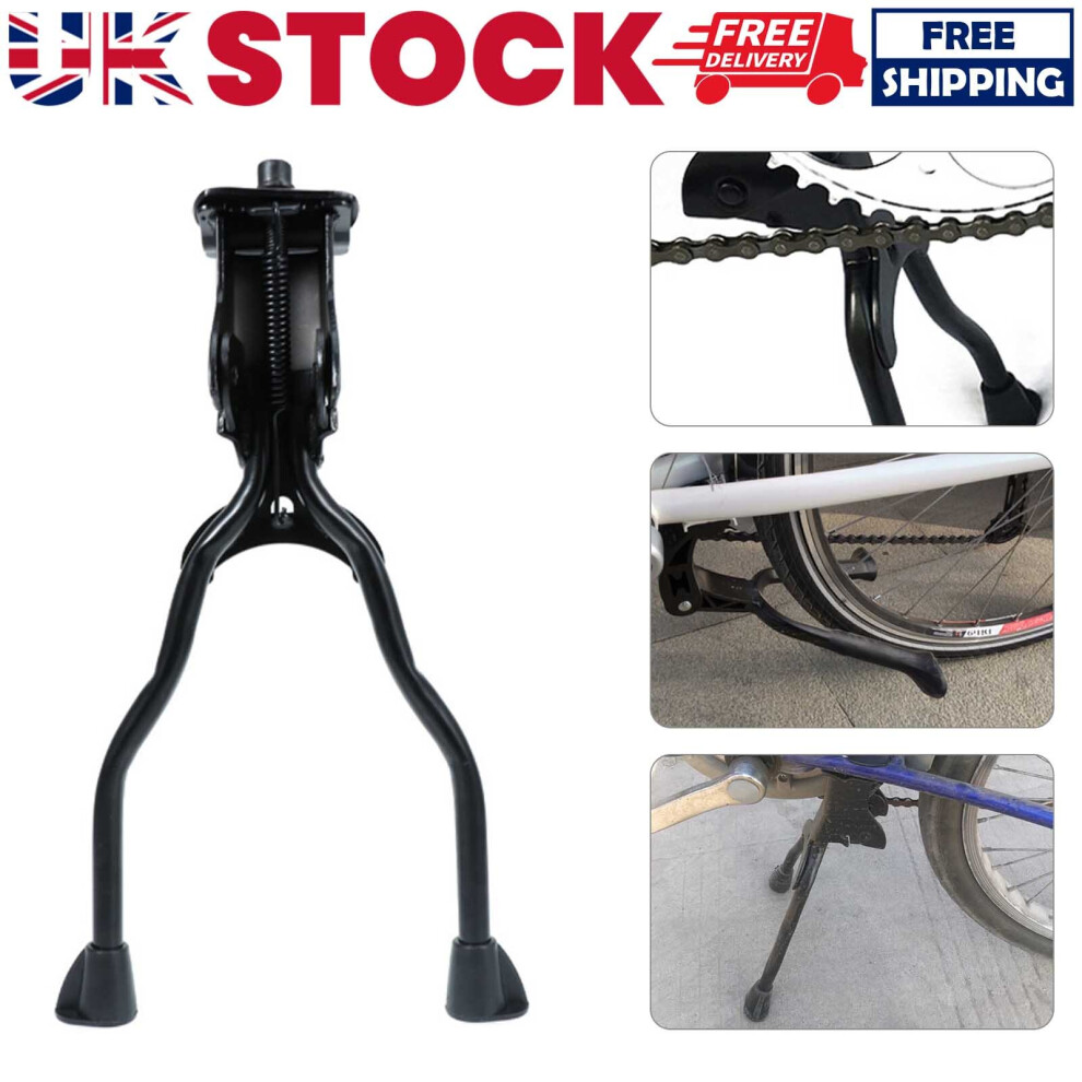 Parking Rack Mountain Bike Side Support Double Leg Bicycle Stand Kick Kickstand