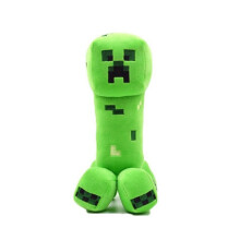 (Green Doll-25cm) Minecraft Creeper Enderman Plush Toy Pixel Doll