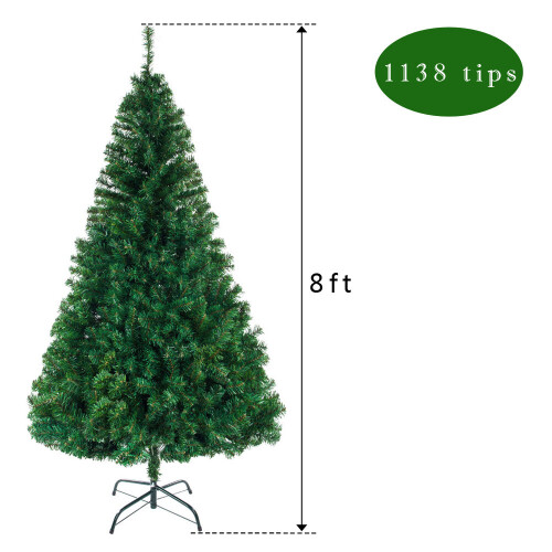 (8FT-1138 Branches) 5ft 6ft 7ft 8ft Artificial  Christmas Trees 1