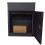 (Black) DWD Large Lockable Parcel Courier Delivery Box 4