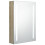 VidaXL vidaXL LED-Bad-Spiegelschrank Eichenoptik 50x13x70 cm 2
